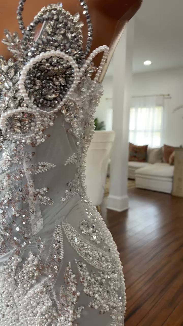 Sparkling Silver Gown