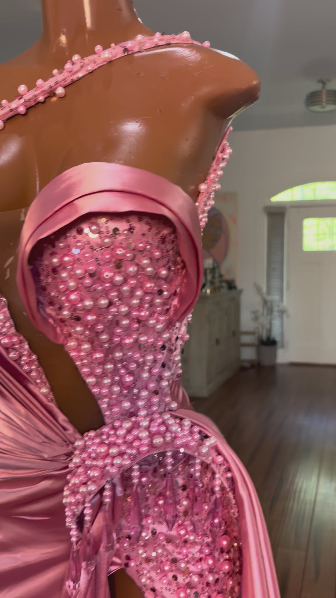Bubblegum Barb Gown