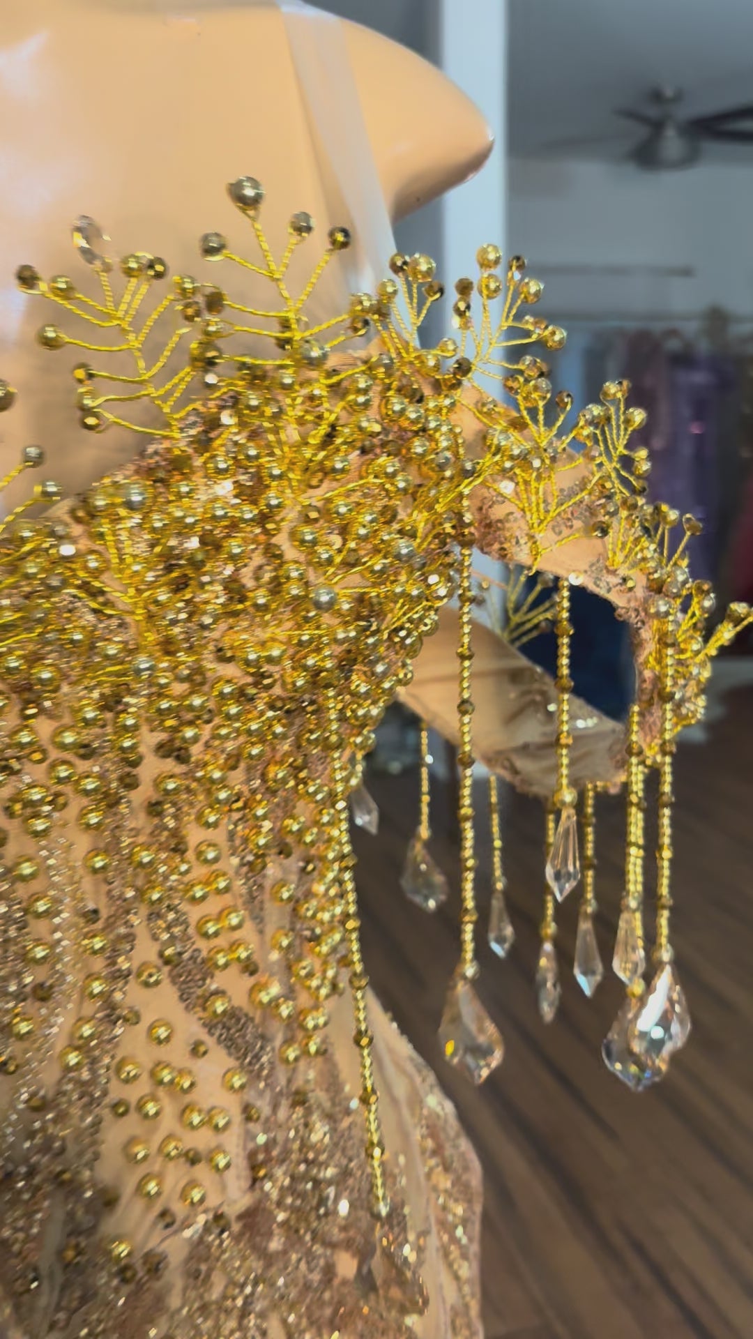 Golden Compass Gown