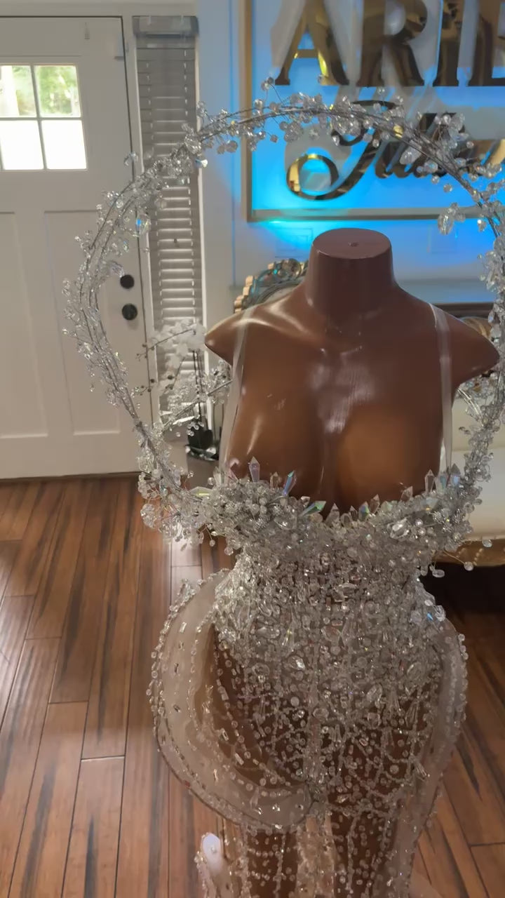 Crystal Crown Gown