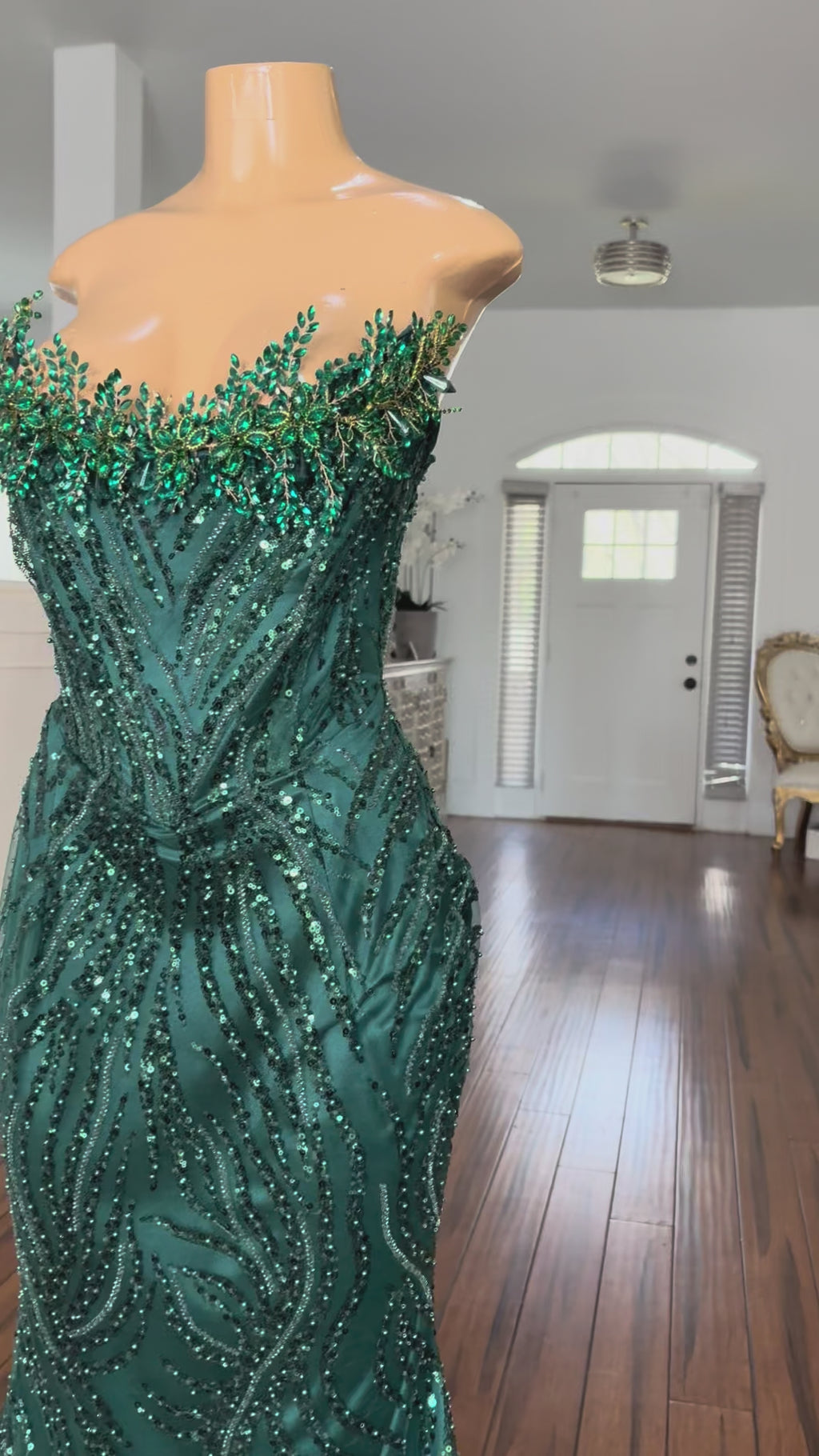 Green Emeralds Gown