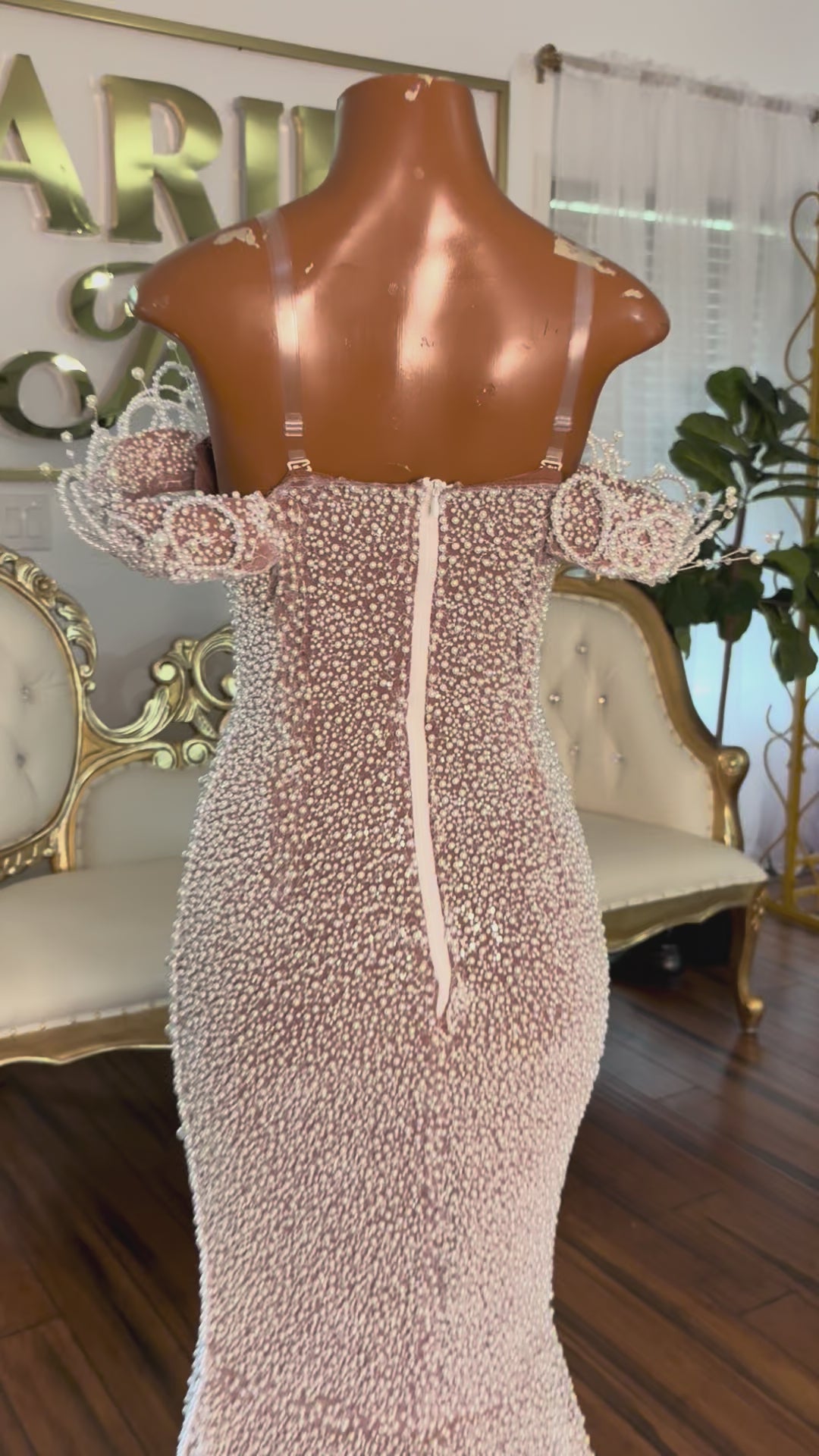 Classic In Pearls Gown